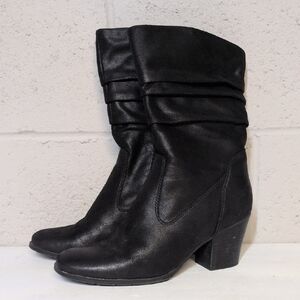 BareTraps Women's Lovelace Round Toe Mid-Calf Boots Size 9 EUC